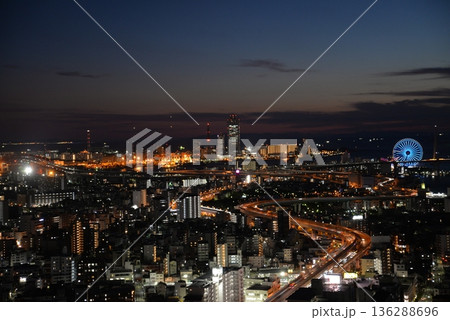アートホテル大阪ベイタワーからの夜景 136288696