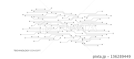 Circuit board texture with communication technology concept 136289449