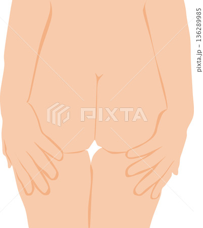 ダイエットに成功した女性のイラスト ダイエットに成功した女性のイラスト 136289985