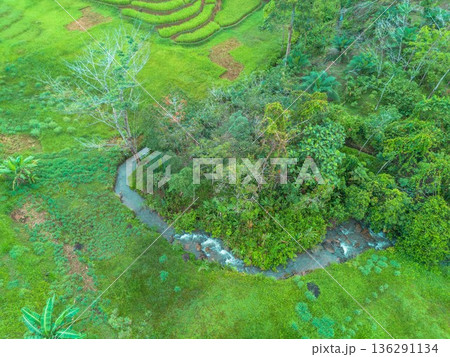 beautiful morning view indonesia panorama landscape beach with beauty color and sky natural light beautiful morning view indonesia panorama landscape beach with beauty color and sky natural light 136291134