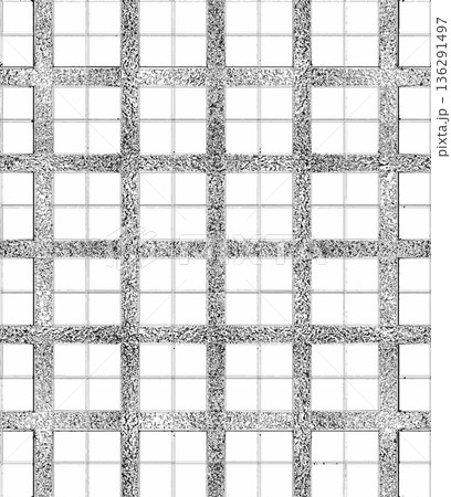 Abstract geometric grid pattern with window...のイラスト素材 [136291497] - PIXTA