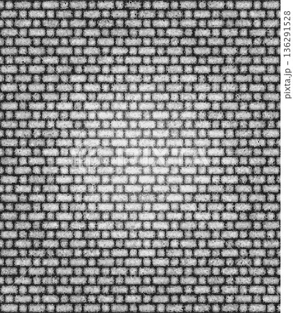 Black and white mosaic brick wall pattern creating texture Black and white mosaic brick wall pattern creating texture 136291528