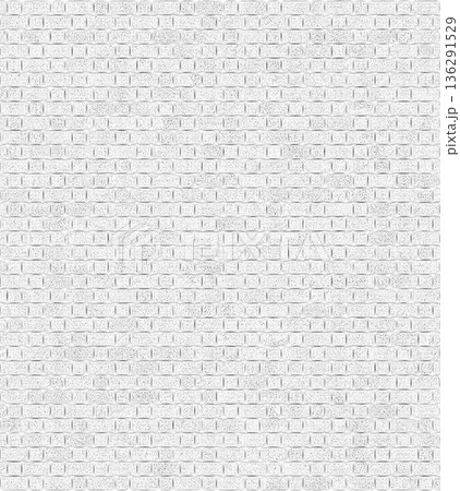 White brick wall texture background showing masonry pattern 136291529