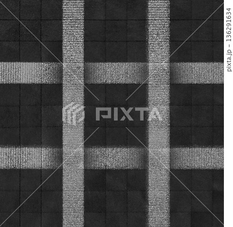 Black and white image pattern with vertical and horizontal stripes Black and white image pattern with vertical and horizontal stripes 136291634