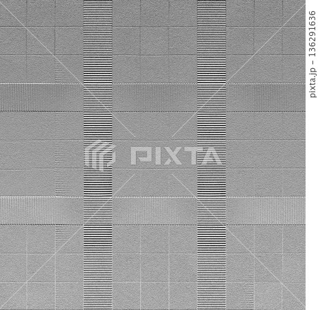 Concrete wall with minimalist texture creating abstract pattern Concrete wall with minimalist texture creating abstract pattern 136291636