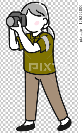 女性カメラマン 136291806