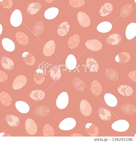 Pastel Easter Egg Confetti Vector Pastel Easter Egg Confetti Vector 136293186