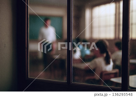 昭和の小学校　授業風景 136293548
