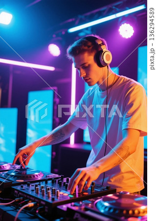 ナイトクラブ 舞台 ステージ 136294589