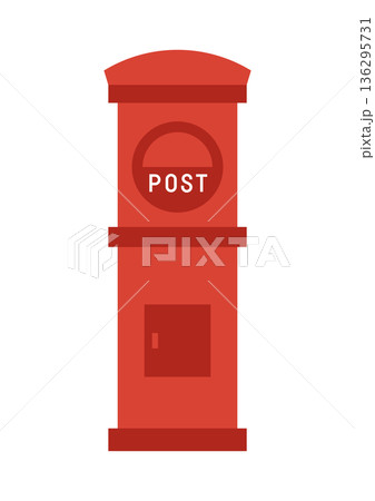 旧式の郵便ポスト 136295731