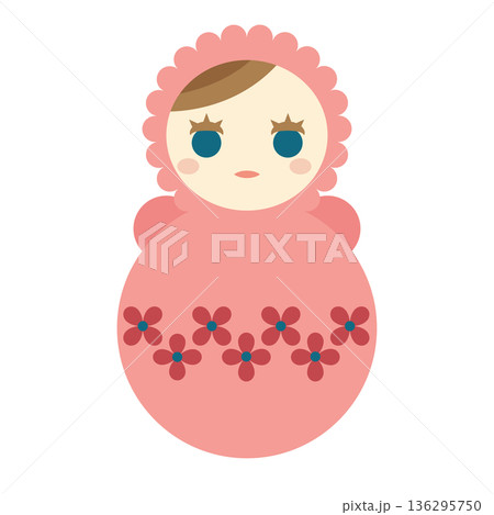 昭和のレトロなあかちゃんのおきあがりこぼし 136295750