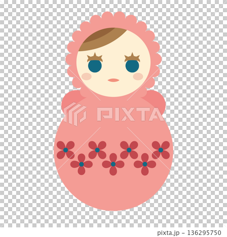 Retro Showa-era baby roly-poly toy Retro Showa-era baby roly-poly toy 136295750