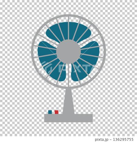 Showa-era retro electric fan 136295755