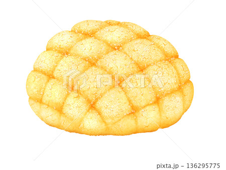 シュガートッピングのメロンパン 136295775