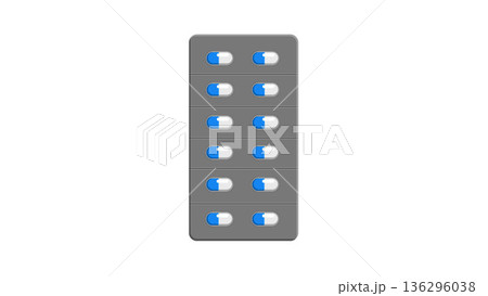 カプセル薬②　青 136296038