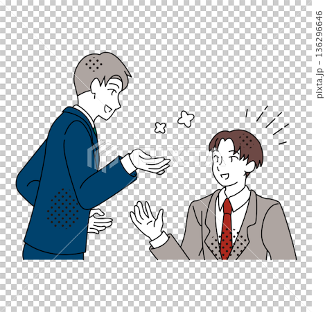 商務溝通範例,其中解釋瞭如何進行溝通並達成相互理解。 商務溝通範例,其中解釋瞭如何進行溝通並達成相互理解。 136296646