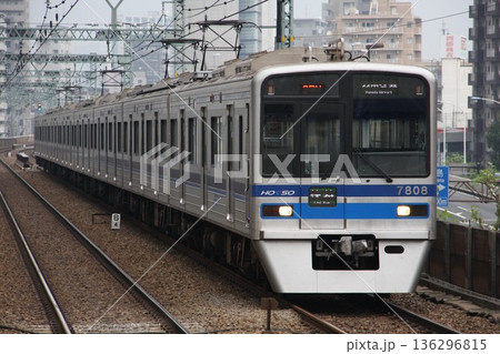 201307 北総鉄道 7800形 7808 京急本線 六郷土手 201307 北総鉄道 7800形 7808 京急本線 六郷土手 136296815