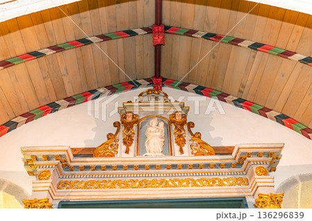 Roscoff cathedral, finistere, brittany, france, interiors Roscoff cathedral, finistere, brittany, france, interiors 136296839