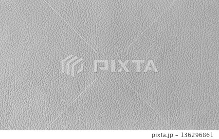 Light Gray full grain leather texture background, Gray background 136296861