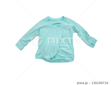 Women's T-shirt on a white background. Women's T-shirt on a white background. 136298716