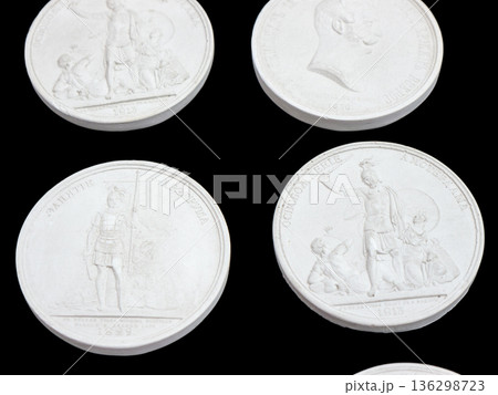 Plaster Medal. Plaster Medal. 136298723