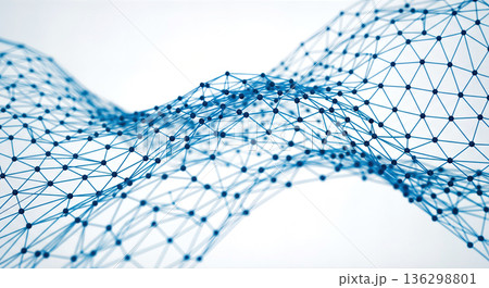 ネットワークとテクノロジーの抽象背景 136298801