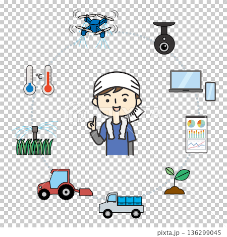 スマート農業イメージ 136299045