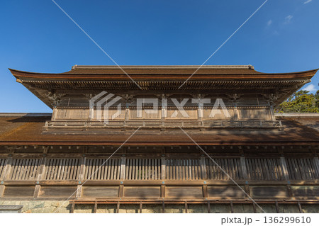 日本　島根県出雲市大社町にある出雲大社の観祭楼 136299610