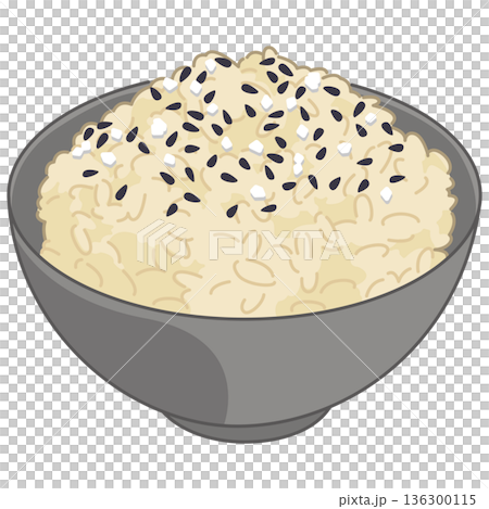 糙米和芝麻鹽插圖 136300115