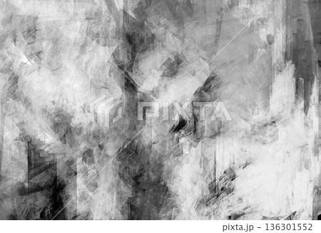Black and white abstract art background with grunge contemporary design pattern texture Dark and light brush strokes painting Monochrome overlay backdrop with grayscale paint smears and smudges Black and white abstract art background with grunge contemporary design pattern texture Dark and light brush strokes painting Monochrome overlay backdrop with grayscale paint smears and smudges 136301552
