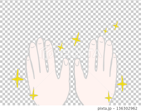 Sparkling clean hands Sparkling clean hands 136302962