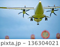 飛行機のお尻 136304021