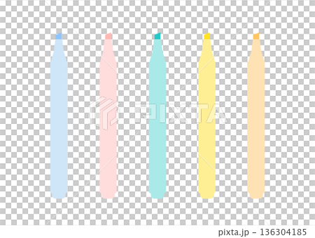 馬克筆插圖套裝 136304185