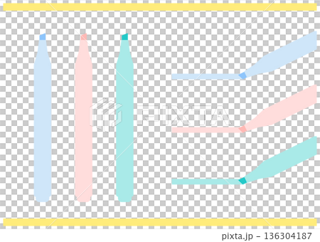 馬克筆插圖套裝 136304187
