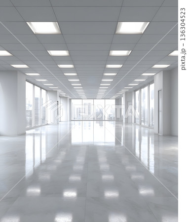 Empty office background minimal commercial usage 136304523