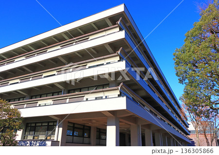 東京都千代田区永田町、国立国会図書館の風景 東京都千代田区永田町、国立国会図書館の風景 136305866
