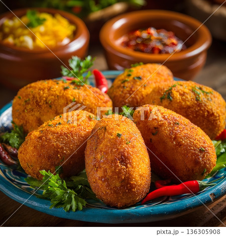 acaraje traditional bahia food macro acaraje traditional bahia food macro 136305908