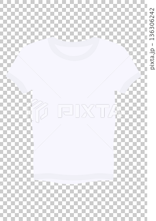 Simple T-shirt illustration material vector Simple T-shirt illustration material vector 136306242