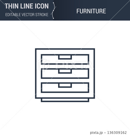 Office Chair Icon 136309162