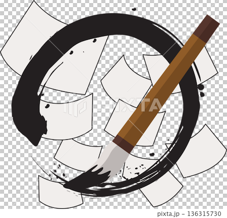 Calligraphy paper Calligraphy paper 136315730