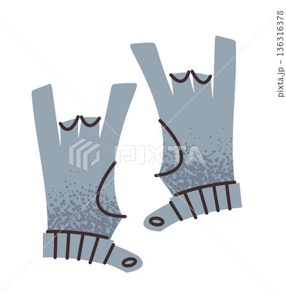 Bowling gloves sticker sports gear 136316378