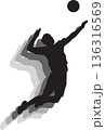バレーボール 136316569