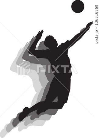 バレーボール 136316569