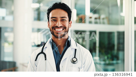 Smile, doctor and portrait of man in hospital lobby for healthcare advisor, about us and cardiologist. Medical professional, opportunity and heart physician with person in clinic for pride and happy Smile, doctor and portrait of man in hospital lobby for healthcare advisor, about us and cardiologist. Medical professional, opportunity and heart physician with person in clinic for pride and happy 136316941