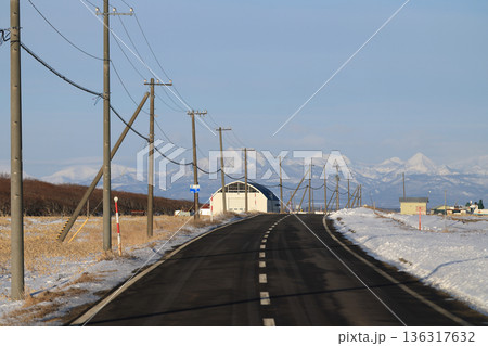 冬の野付半島 136317632