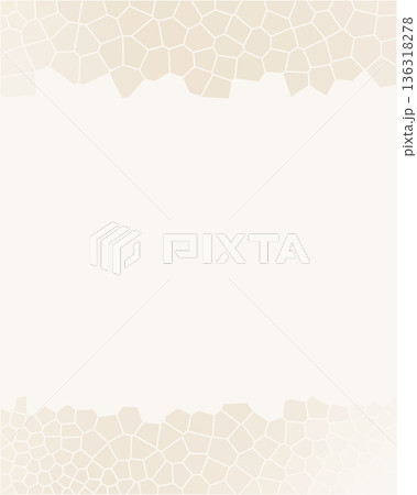 Abstract Voronoi Background Vector with Copy Space in Warm Beige 4:5 136318278