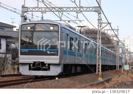 小田急小田原線を走行する3000形電車_2010/8/28撮影 136320617