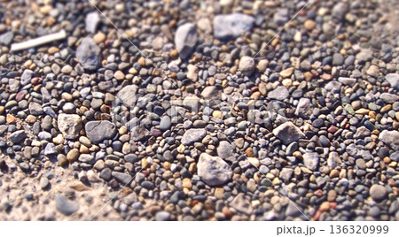 砂利のバックイメージ 136320999