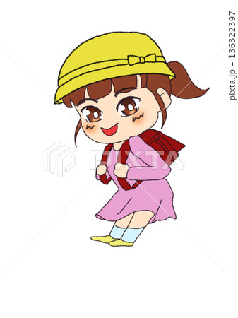 小学校1年生の女の子 小学校1年生の女の子 136322397