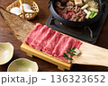 すき焼き用　国産和牛肩ロース薄切り 136323652